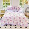 Cute Cartoon Printed Thin Blanket Summer Cooling Air Condition Quilt Single Double Bed Household Lightweight Comforter Bedspread