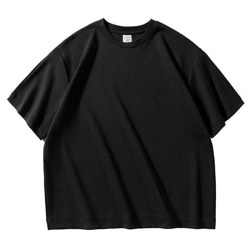 AG 300g Oversized Casual Drop Shoulder Heavyweight Custom Logo Short Sleeve Crew Neck Solid T-shirt