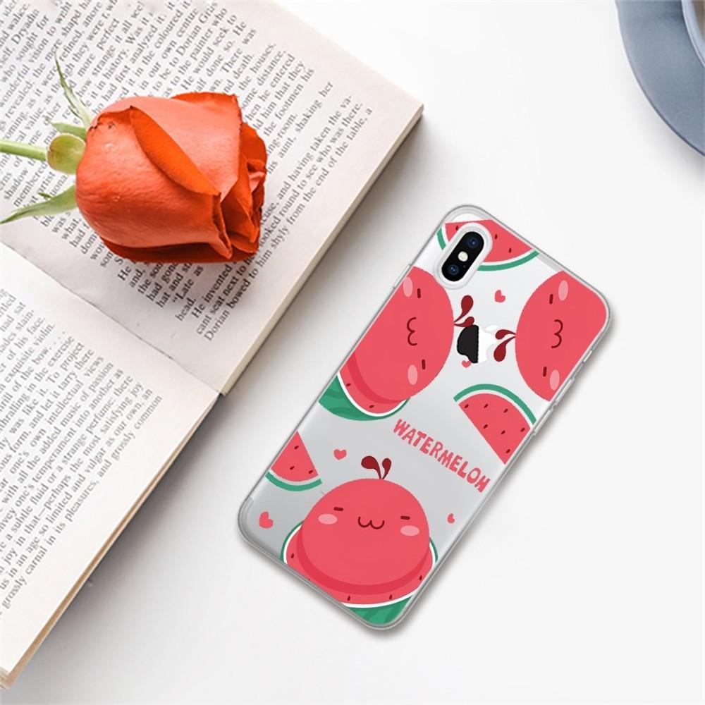 Чехол для телефона с рисунком арбуза для iPhone 16 15 8 7 6 6S Plus X SE XR XS 14 11 12 13 Mini Pro Max Мобильный чехол