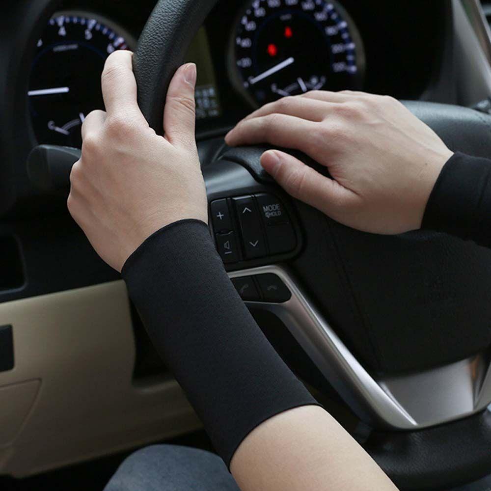 Outdoor For Men Women Unisex Cycling Arm Sleeves Ice Silk Sleeves Sunscreen Wrist Sports Wristband