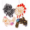 4 Pcs/pack Fusible Embroidery Patch Iron On Patches For Clothing Thermoadhesive Patches For Jackets Jeans Backpack Ironable Sewing Patch