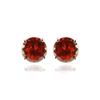 Boucles D'oreilles - LUXENTER - Yedia - Argent 925 - Zirconium Rubis - Clou
