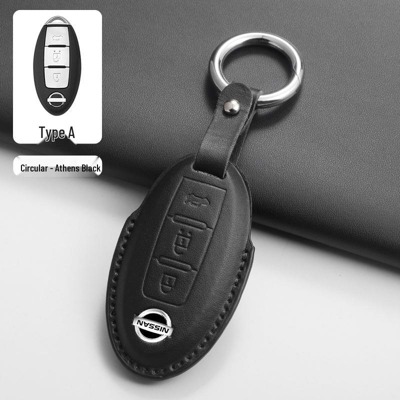 Совместимый чехол для ключа Nissan для Sylphy, Qashqai, Teana, X-Trail, Tiida, Murano, Kicks (14-е поколение)