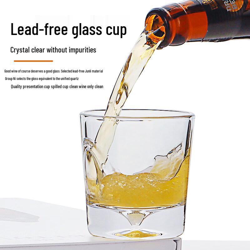 DM Tempered Octagonal Beer Glasses, 160ml (10-Pack)