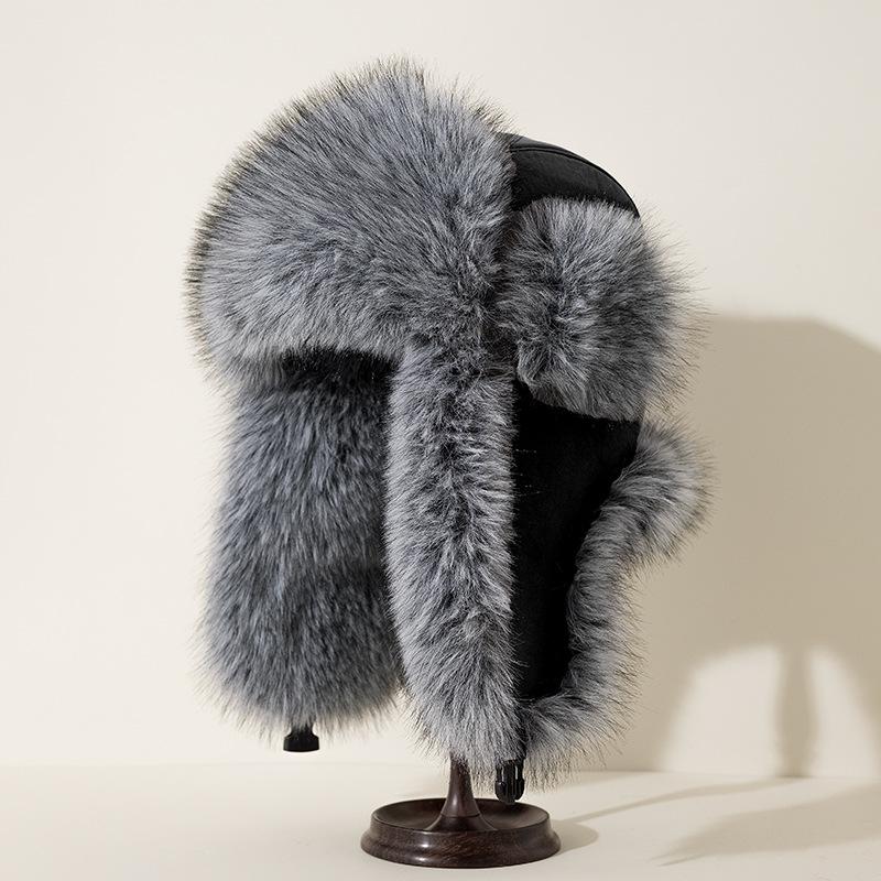 Милые ушки Lei Feng шапка женская зимняя утолщенная защитная шапка для ушей универсальная велосипедная маска ветрозащитная шапка для мужчин