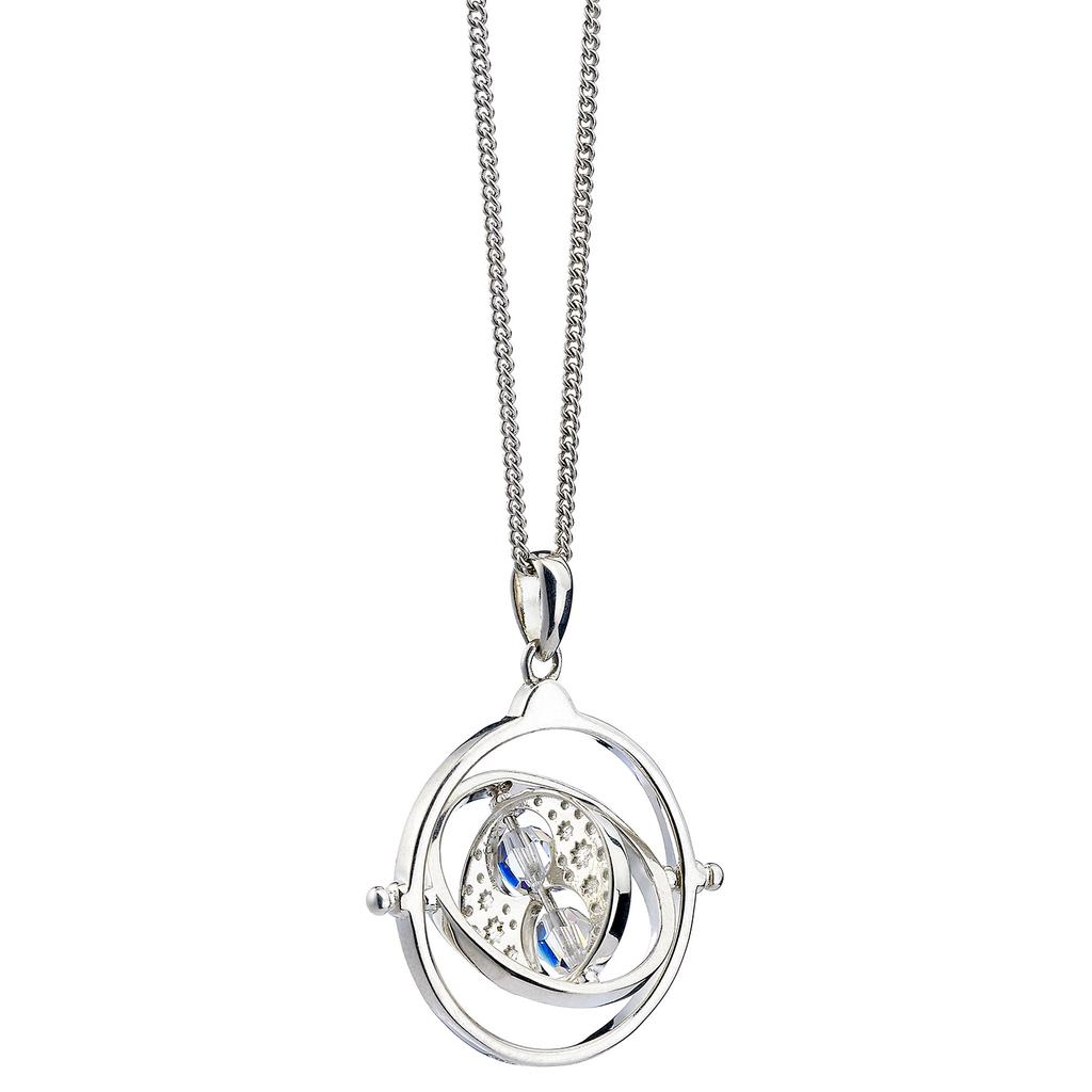 Harry Potter sterling silver Time Turner Necklace with crystal Elements