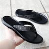Men Leather Slippers Mens Flip Flops Slides Genuine Leather Casual Outdoor Summer Italian Designer Classic Beach Footwear Male