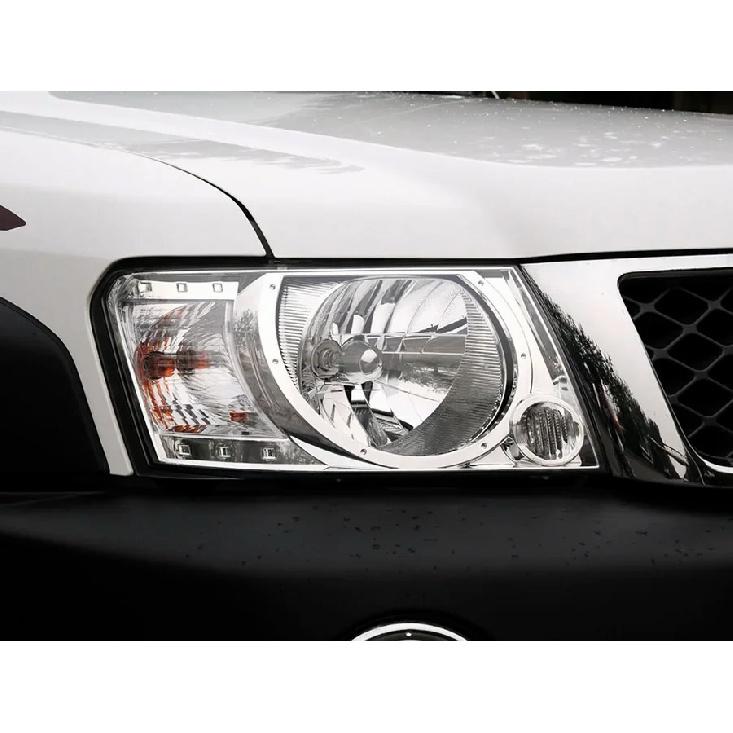 For Nissan Patrol 2004 2005 2006 2007 2008 2009 2010 2011 Headlight Shell Mask Transparent Headlamp Cover Lampshdade Plexiglass
