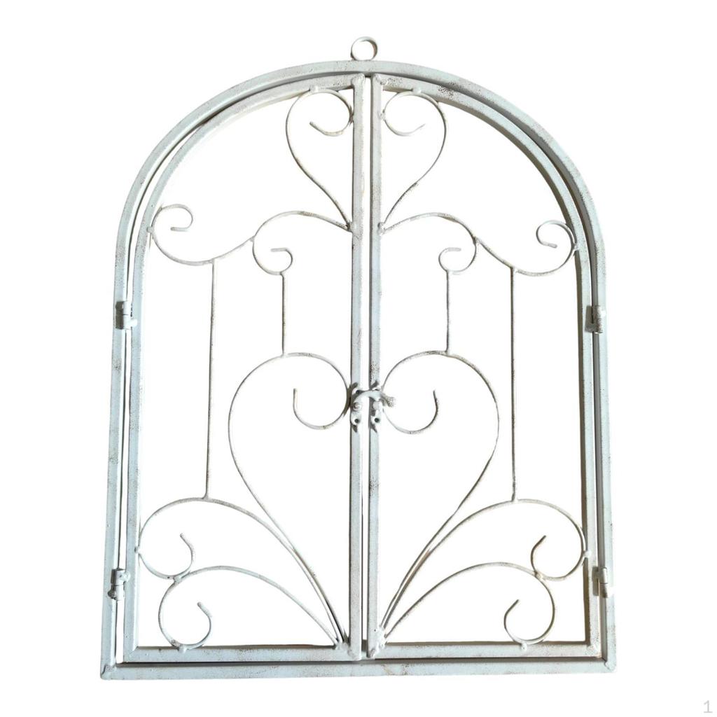 Metal Wall Decor with Arched Window Theme