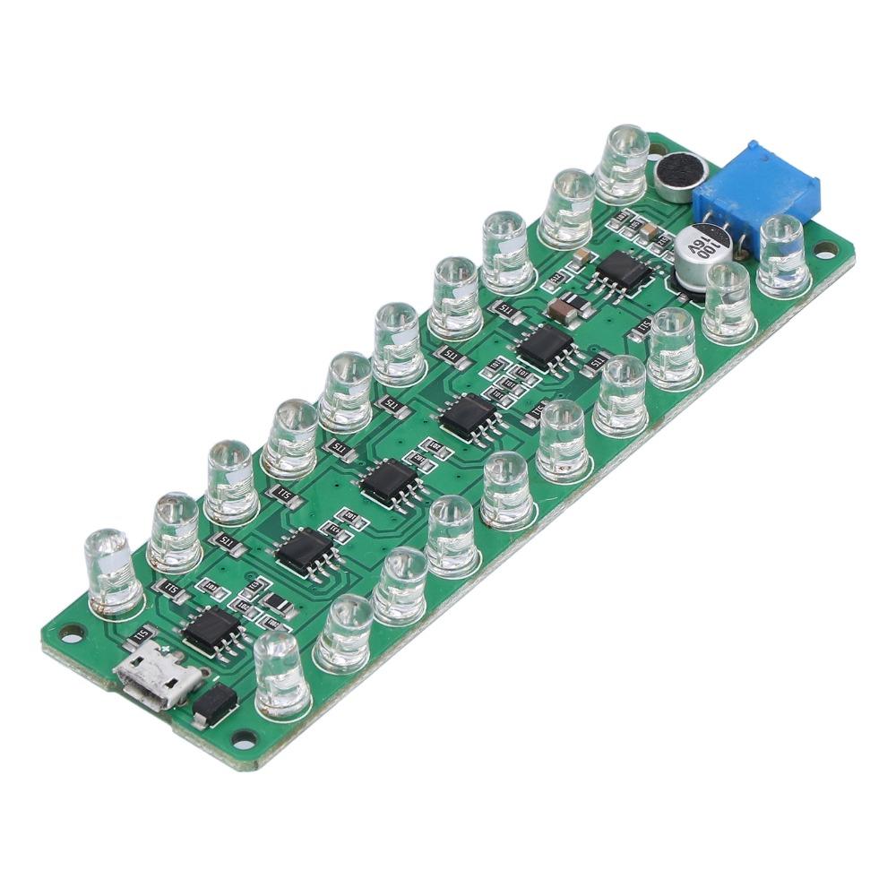 Reverse Connection Protection LED VU Meter LED Display LED Display RGB Bar Sound Test