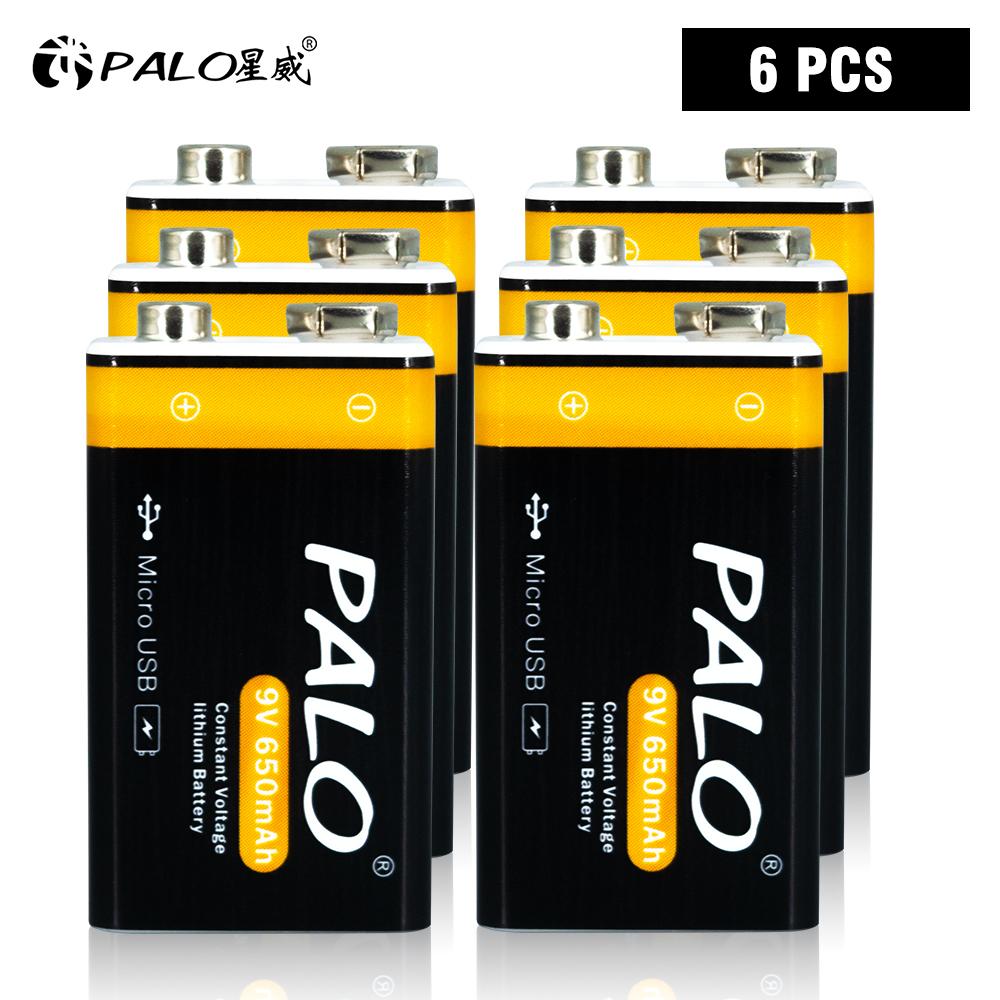 650 мАч, постоянное напряжение, 9 В, литий-ионная аккумуляторная батарея, батарейки Micro USB 6F22, 9 В, литиевая батарея для мультиметра, микрофона, игрушки