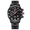 Fashion Calendar Business Men's Watch Men's Watch Six-Pin Metal Stainless Steel Strap Steel Strap