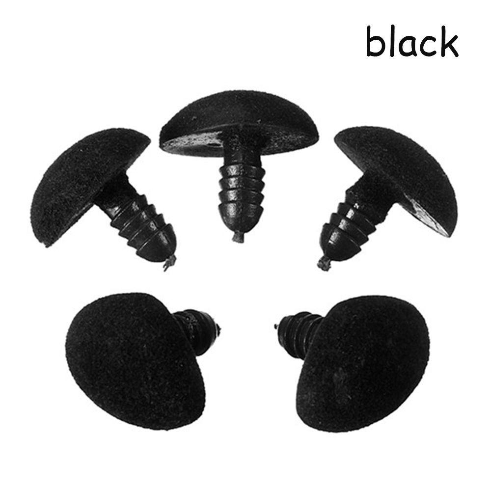 10pcs/bag New Toys Craft Velvet Dolls Accessories Plastic Triangle Nose Bear Buttons