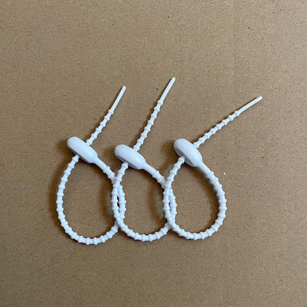 3 PCS Candy Colors Silicone Tie Silicone Material Key Lanyard Bag Accessories Lanyard