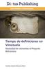 Книга Tiempo De Definiciones En Venezuela