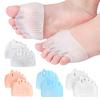 1 Pair Silicone Toe Separators for Women Supportive Toe Spacers for Overlapping Toes Foot Corrector Forefoot Pad for Plantar Pain Relief