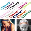 Ladies Candy Color Stretch Yoga Hair Bands Elastic Headband Sport Anti-slip Head Wrap