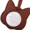 Travel Cat Shape Suitcase Tag Luggage Tag Travel Accessories Airplane Suitcase Tag Boarding Pass