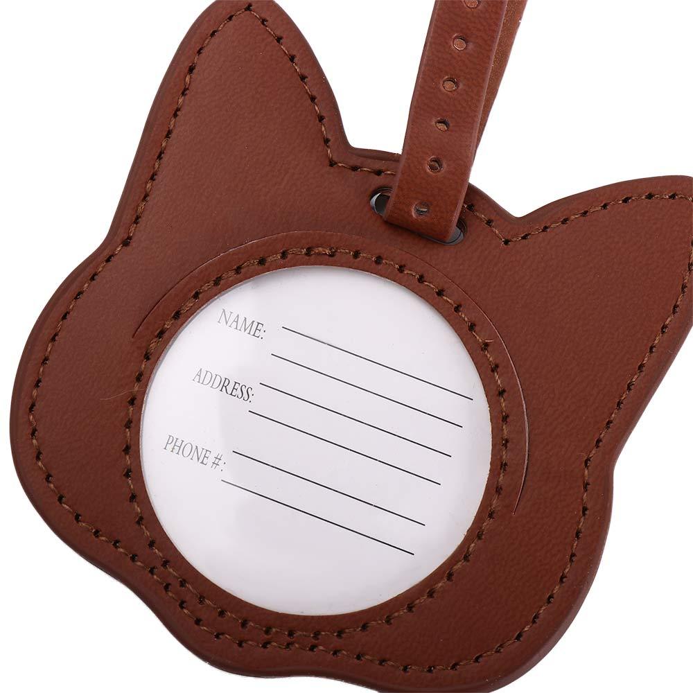 Travel Cat Shape Suitcase Tag Luggage Tag Travel Accessories Airplane Suitcase Tag Boarding Pass