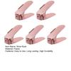 5Pcs Adjustable Shoe Stacker Shoe Slots Organizer High Durability Easy To Use Double-Layer Design Shoe Rack Holders