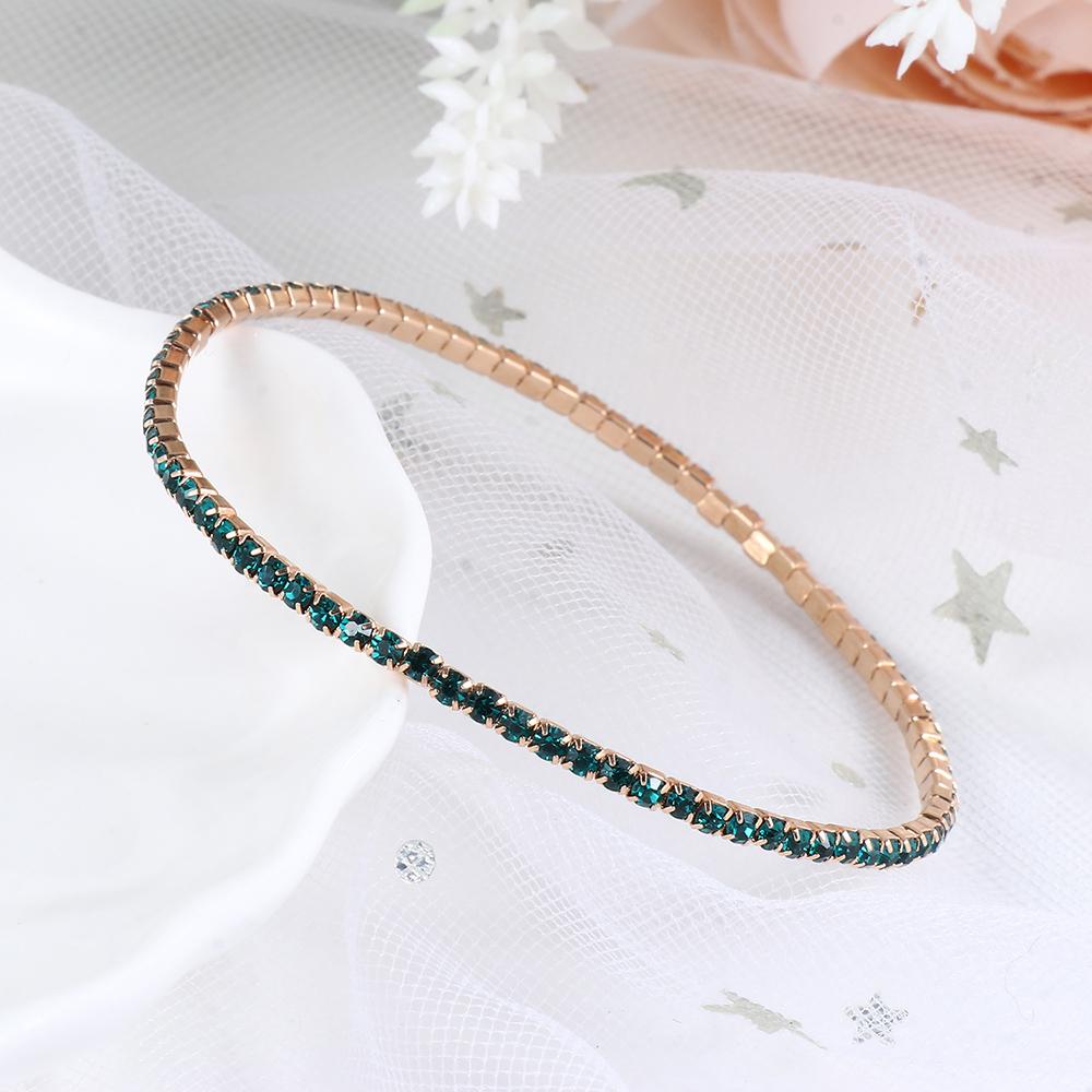 Подарки Дамы Блестящие Стразы Браслеты Браслеты Браслеты Кристалл Браслет