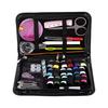 Portable Sewing Kit, PU Lther Case with Essential Tools Including Thrds Needles Scissors and Msuring Tape, Travel Home Craft Clothes Repair