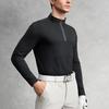 Fila Серия Гольф Повседневный Спортивный Простой Стиль Эластичный Мягкий Воротник-стойка Футболка с Длинным Рукавом Мужские Топы A11M545221FBK