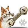 Pet Chew Toy Cotton Rope Tennis Dumbbell Ball Dog Interactive Toy Pet Playing Supplies