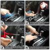 Carbon Fiber Car Center Console Air Conditioning CD Button Panel Trim Sticker For BMW 1 series cope/convertible E82 E88 2008-13