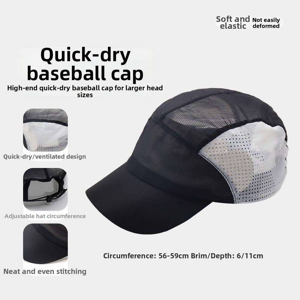 Breathable Sun Protection Cap Adjustable Visor Cap Creative Gift Outdoor Hat  Hiking