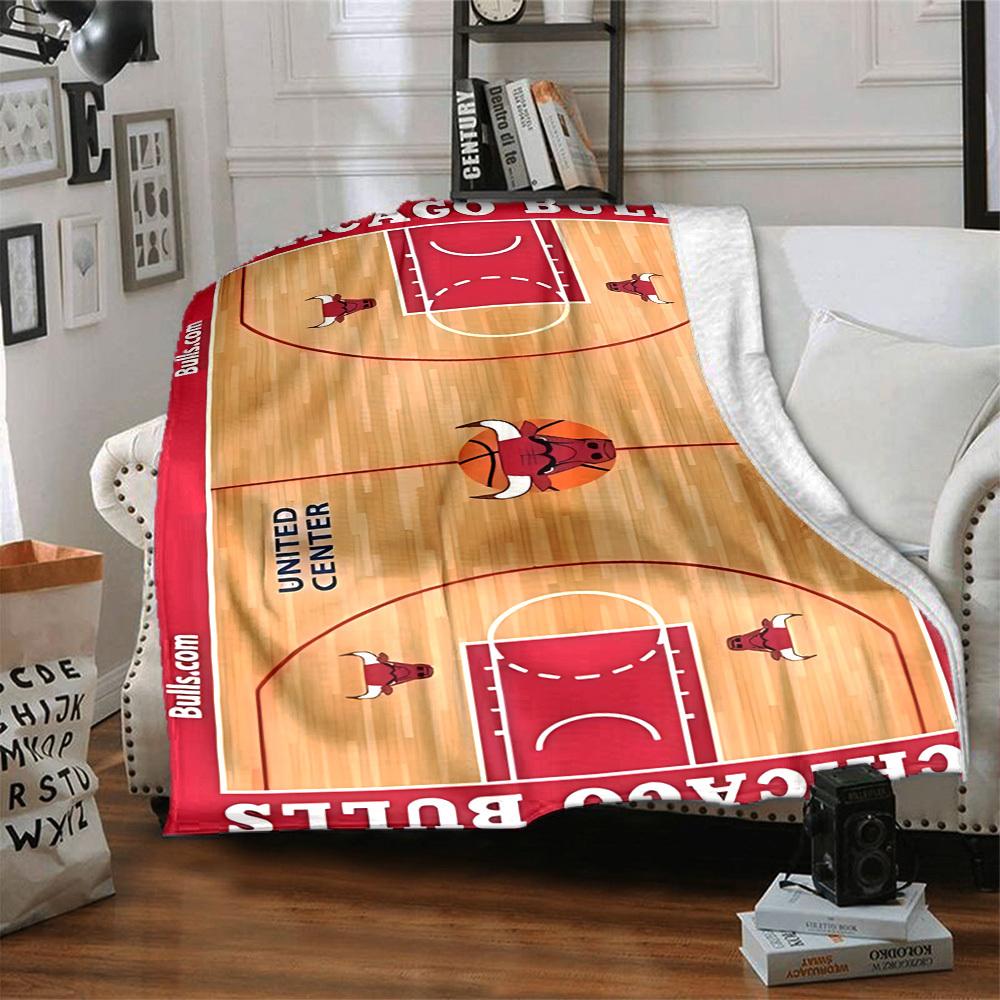 1 шт. Мягкое, приятное для кожи фланелевое одеяло Bulls Court с цифровой печатью, разные размеры в наличии для семьи, друзей, на день рождения