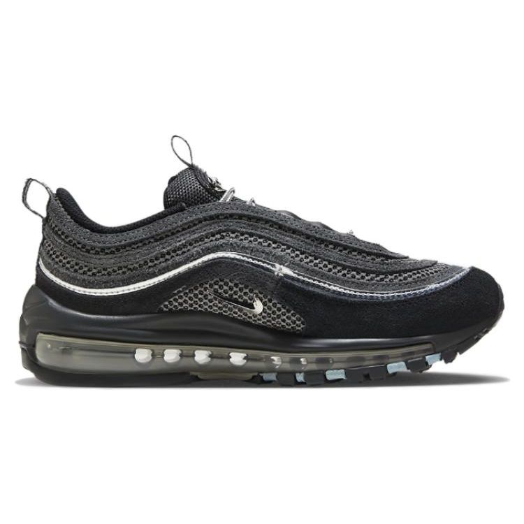 Nike Air Max 97 Black Chrome Women Sneakers Metallic-Silver Anthracite FD4613-001