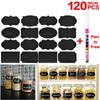 40/80/120pcs Waterproof Home Chalkboard Spice Marker Pen Labels Stickers Bottle Tags Blackboard Label