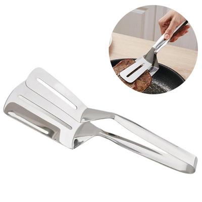Пищевые щипцы из нержавеющей стали, лопатка, лопаточка, зажим для хлеба, мяса, овощей, зажим для барбекю
