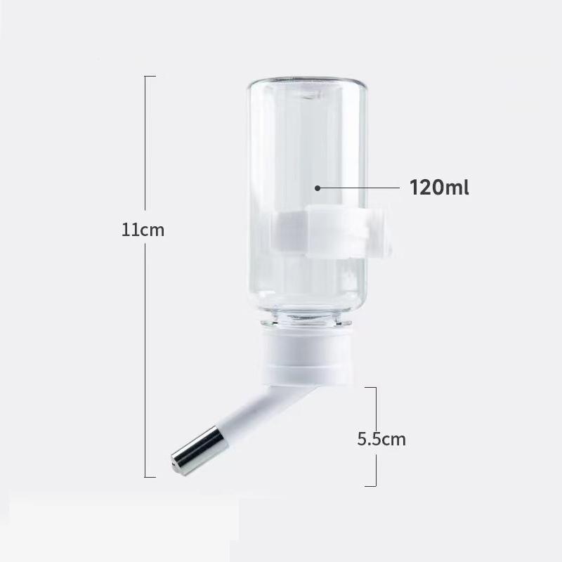 Герметичная поилка для хомяков, бутылка-дозатор для воды, кормушка с подвесной бусиной, бутылка для питья для собак, морских свинок, белок, кроликов