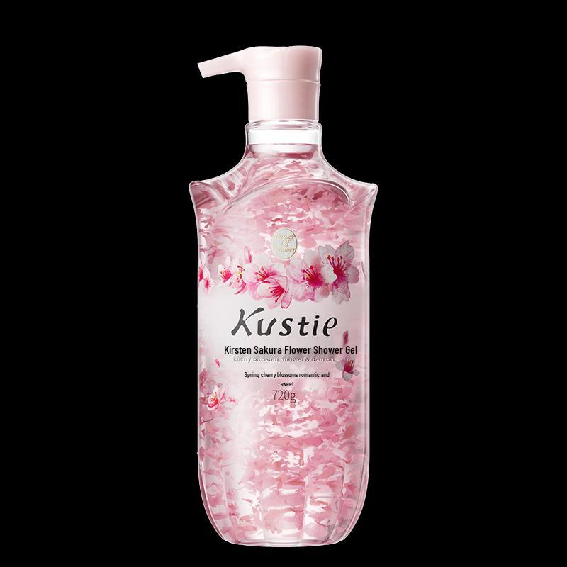 Kustie New Upgraded Cherry Blossom Shower Gel