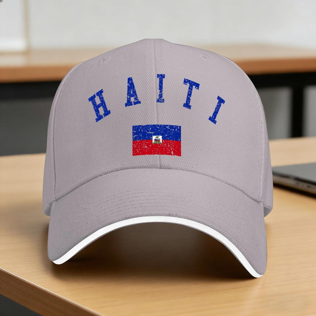 Haiti Country Heritage Flag Casual Baseball Cap Hunting Camping Trucker Hat Spring Hot Sale Unisex Adult yk Retro Snapback Cap