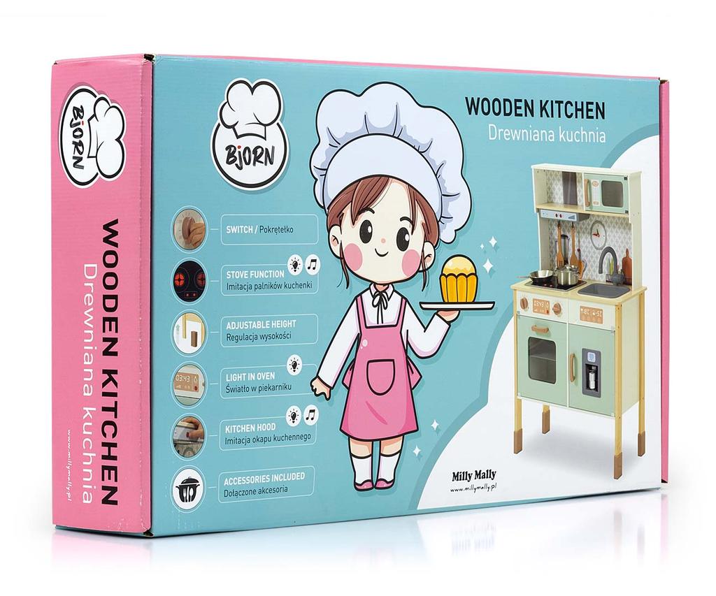 MILLY MALLY Bjorn Wooden Kitchen - Mint