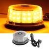 Rotating Light Lamp Yellow Light Flash Beacon 12V24V 32 LED Warning Light 40w Emergency Lamp Waterproof Warning Light Emergency Light Signal Light