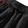 Pierre Cardin Мужские повседневные укороченные брюки из 100% льна