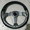 13-Inch Cool Coupe Sports Car Racing Steering Wheel Semicircular Blade, 14-Inch