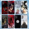 Чехол для телефона A-Asta Black Clover для Samsung S25, S24, S21, S22, S23, S30, Ultra, S20, Plus, Другие Мягкий черный чехол