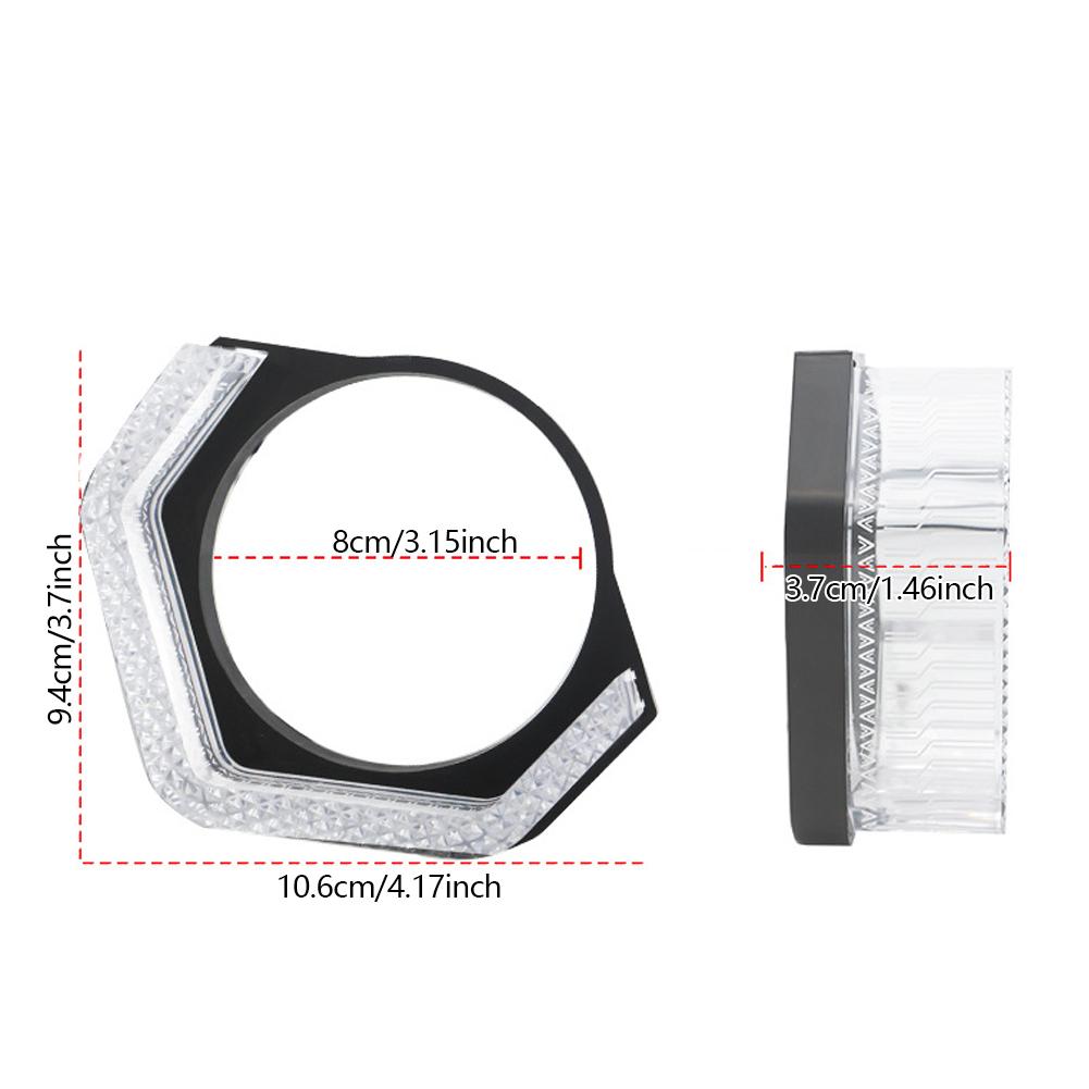2 шт. 5D Светодиодные Хрустальные Ангельские Глазки Светодиодные Кольца Ангельские Глазки 2.5" 3" Автомобильные RGB Маски для Проекторных Линз Автомобильные Аксессуары Управление через Приложение ДХО
