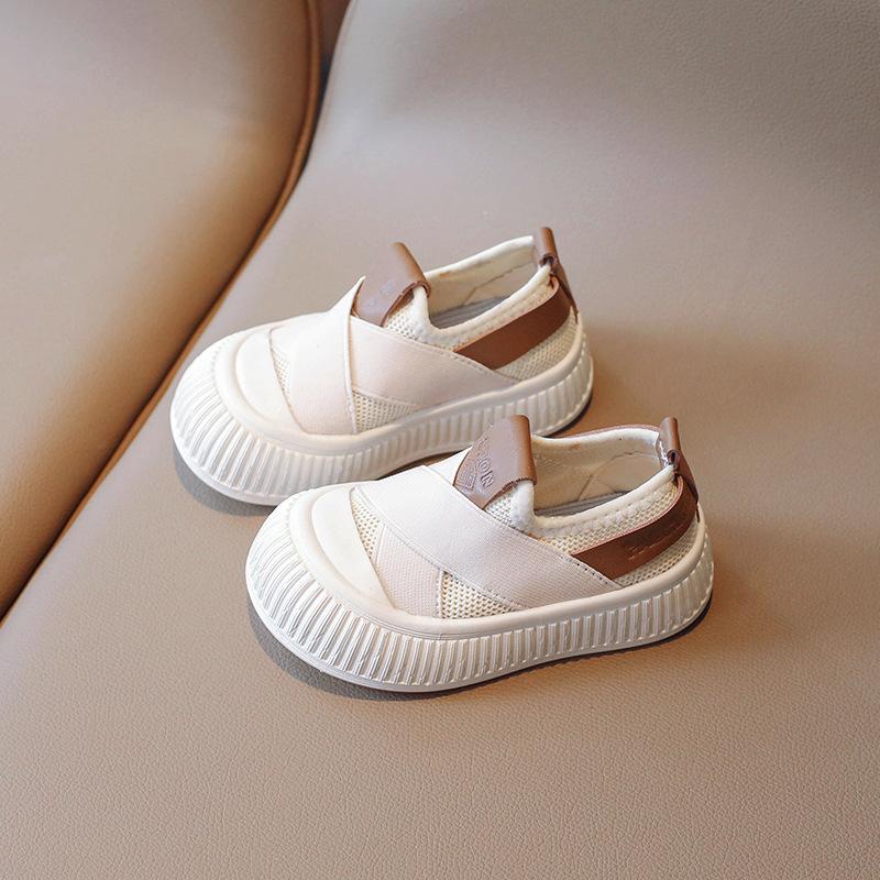 Girls' Canvas Shoes 2025 Spring and Autumn New Non-slip Children's Soft-soled Kindergarten Shoes Casual Baby Girl Board Shoes