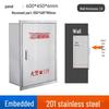 Утолщенный recessed ящик для огнетушителя из нержавеющей стали