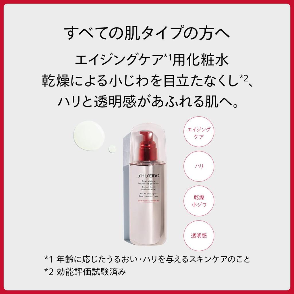 SHISEIDO Skin Care Treatment Softner Enriched 150 мл Освежающий зеленый цветочный аромат Сухие мелкие морщины Прозрачность Shiseido Официальный магазин (Пополнение)