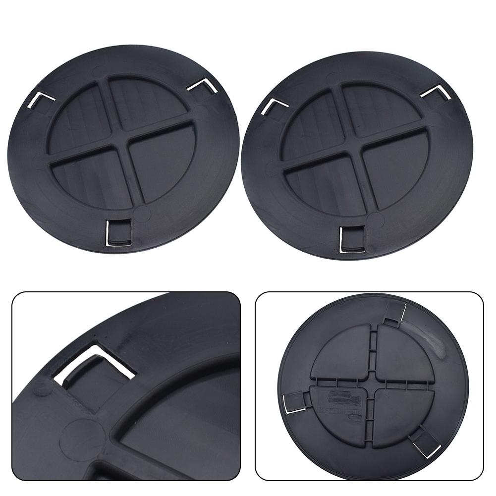 2Pcs Lid Wheelhouse Cover 51719802413 9802413 Black