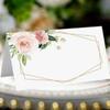 50pcs Paper Seating Place Cards Writable Tented Name Card  Dinner Party Seating