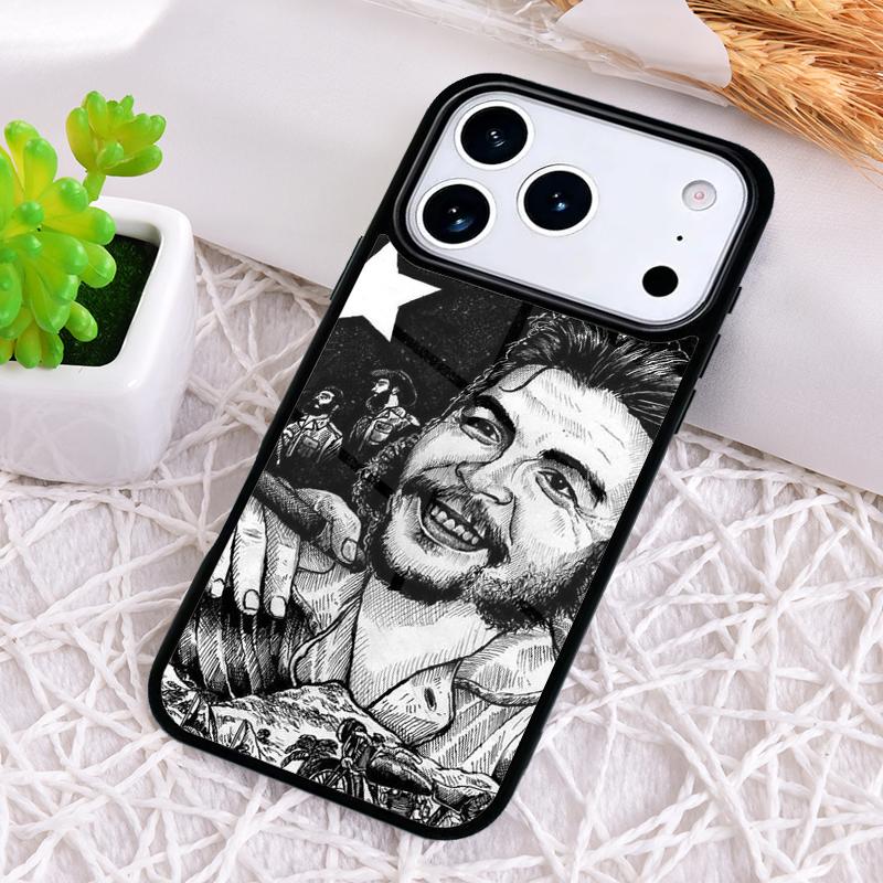 Чехол для телефона Че Гевара для iPhone 17 Air 16 15 11 12 14 13 Pro Max Ударопрочный чехол