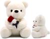Homehalo Teddy Bear Stuffed Toy Cute Teddy Bear Hugging Pillow Animal Cute Bear Stuffed Toy Fluffy Special Bear Stuffed Toy Comfortable Teddy Bear